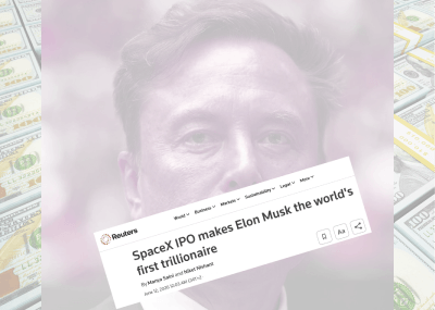 SpaceX IPO makes Elon Musk the world's first trillionaire